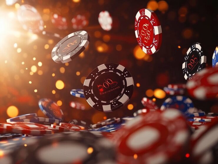 Live blackjack table with professional dealer in studio setting, HD video feed